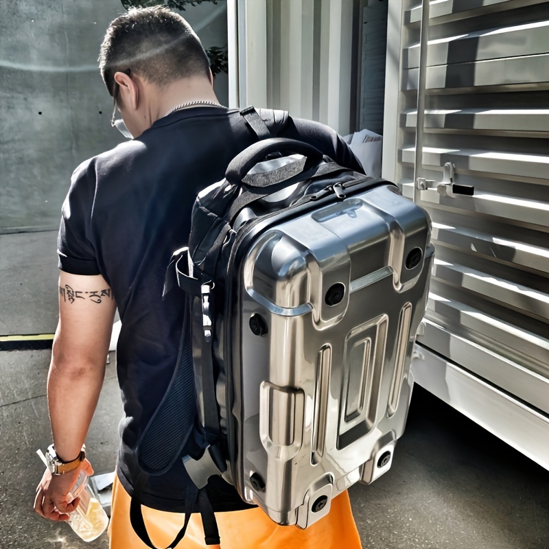 1 Piece Of Stylish Black/silvery Backpack For Men And Women, Suitable For Travel, With Large Capacity, Suitable For Fitness, Cycling, Motorcycle Riding, Sports And Travel.
1 Piece Of Stylish Black/silvery Backpack For Men And Women, Suitable For Travel, With Large Capacity, Suitable For Fitness, Cycling, Motorcycle Riding, Sports And Travel.
