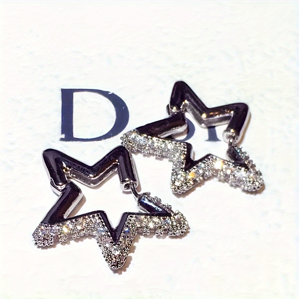 18k Golden Plated Copper Earrings With Synthetic Cubic Zirconia, Hip Hop , Daily & Party Wear, Christmas Gift For Women
18k Golden Plated Copper Earrings With Synthetic Cubic Zirconia, Hip Hop , Daily & Party Wear, Christmas Gift For Women