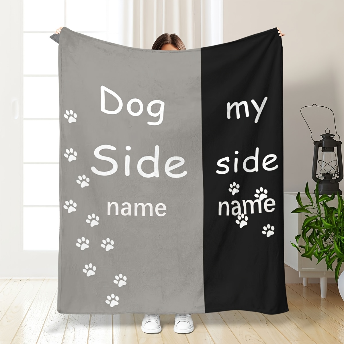 1pc Customizable Pet Blanket - Personalized Dog Name Flannel , 3d , Comfortable Knitted , For Bed, Sofa, , , - Contemporary
1pc Customizable Pet Blanket - Personalized Dog Name Flannel , 3d , Comfortable Knitted , For Bed, Sofa, , , - Contemporary