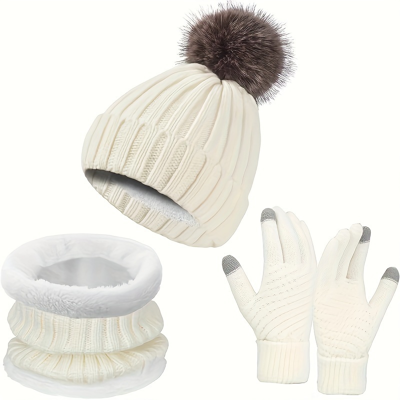3pcs Set: , & Gloves - Fleece-lined For
3pcs Set: , & Gloves - Fleece-lined For