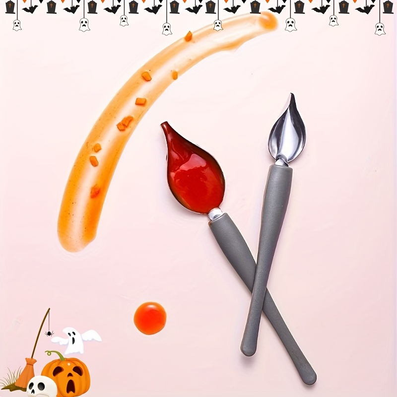 1pc/2pcs, Stainless Steel Spoon For Restaurant - Multifunctional Drawing Spoon For Cake, Coffee, And Baking - Reusable Pencil Spoon For Kitchen Gadgets And Supplies
1pc/2pcs, Stainless Steel Spoon For Restaurant - Multifunctional Drawing Spoon For Cake, Coffee, And Baking - Reusable Pencil Spoon For Kitchen Gadgets And Supplies