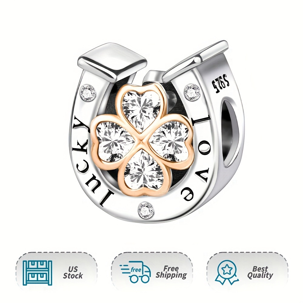 Women Authentic Two-toned Love Lucky Cross And Horseshoe Charm 925 Sterling Silver Pendant Charm For Moment Bracelet & Necklace Daily Use Holiday Diy Gifts
Women Authentic Two-toned Love Lucky Cross And Horseshoe Charm 925 Sterling Silver Pendant Charm For Moment Bracelet & Necklace Daily Use Holiday Diy Gifts