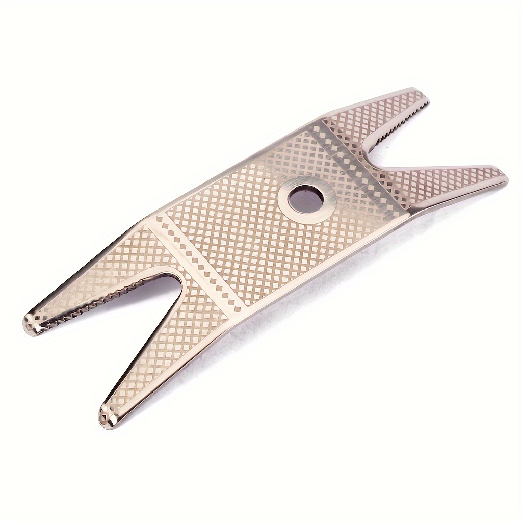 A Versatile Wrench, Guitar Wrench Made Of Stainless Steel For Tightening Potentiometers, Switches, And Jacks.
A Versatile Wrench, Guitar Wrench Made Of Stainless Steel For Tightening Potentiometers, Switches, And Jacks.