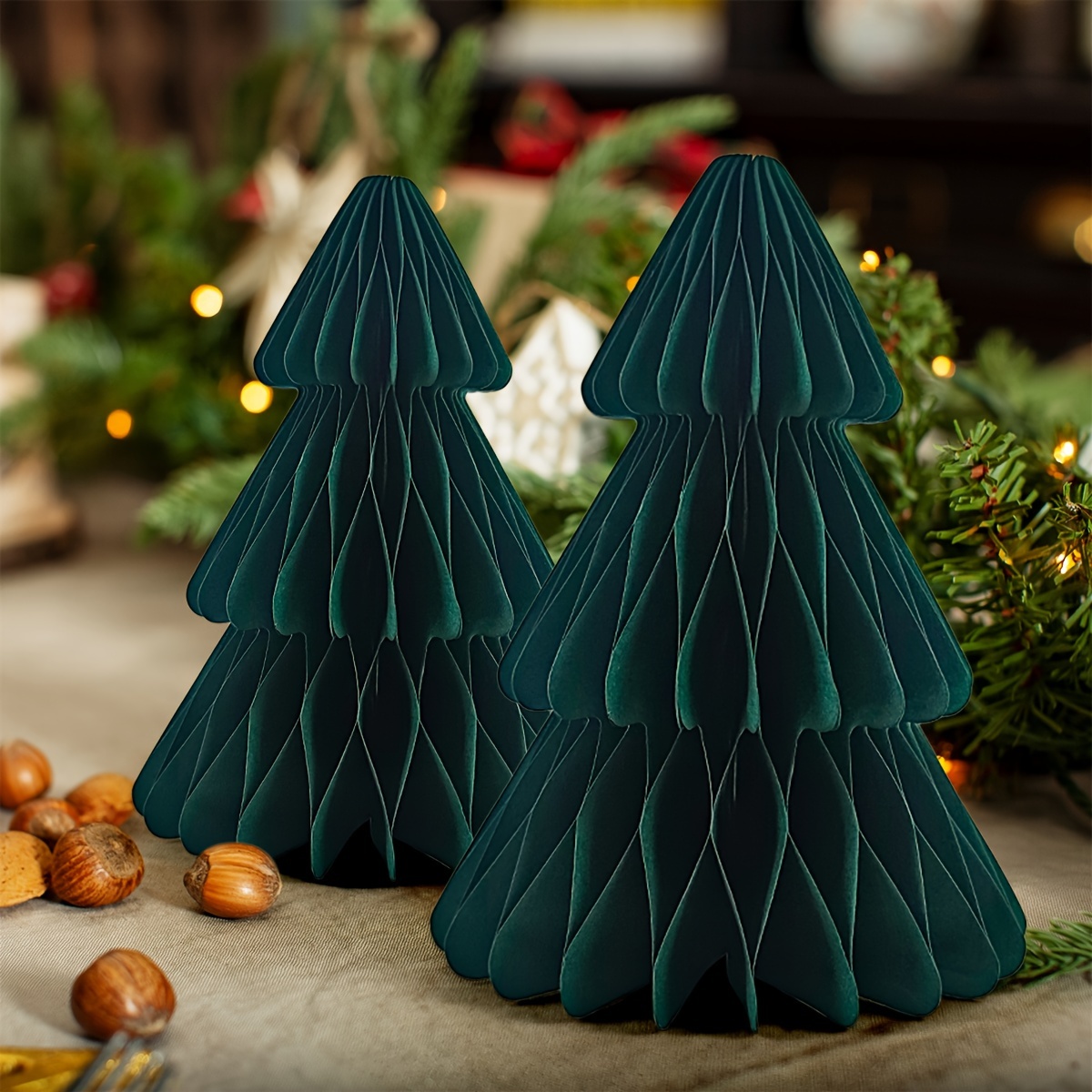 Christmas Tree Honeycomb Ball Ornaments Set, 3 Sizes, Paper Decorations For Holiday Party, Centerpiece Table Decoration, No Electricity Required - Fit For Christmas Celebrations
Christmas Tree Honeycomb Ball Ornaments Set, 3 Sizes, Paper Decorations For Holiday Party, Centerpiece Table Decoration, No Electricity Required - Fit For Christmas Celebrations
