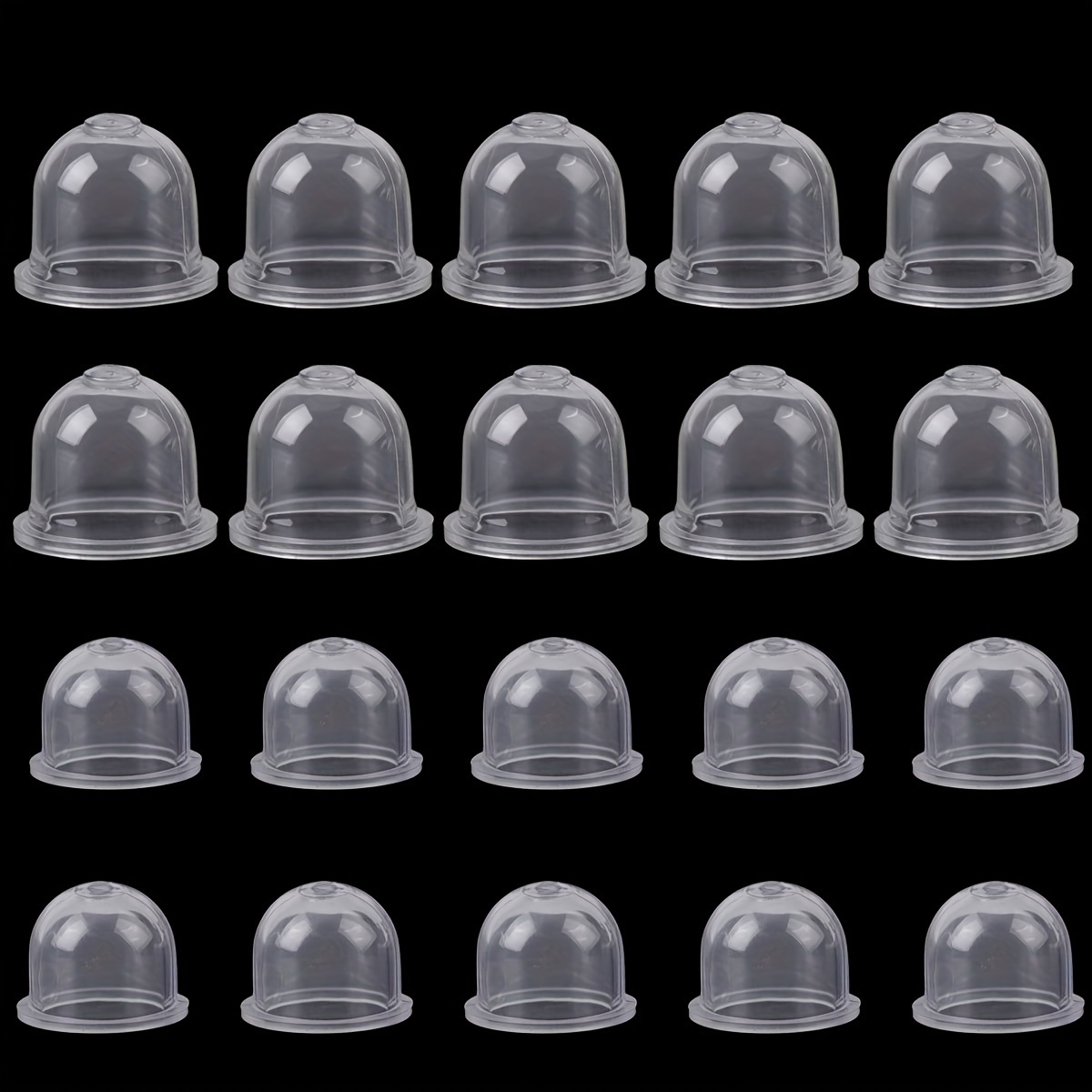 20pcs Carburetor Primer Bulbs - Fits 19mm & 22mm Caps, Ideal For Lawn Mowers, Trimmers, Blowers & Hedgers
20pcs Carburetor Primer Bulbs - Fits 19mm & 22mm Caps, Ideal For Lawn Mowers, Trimmers, Blowers & Hedgers