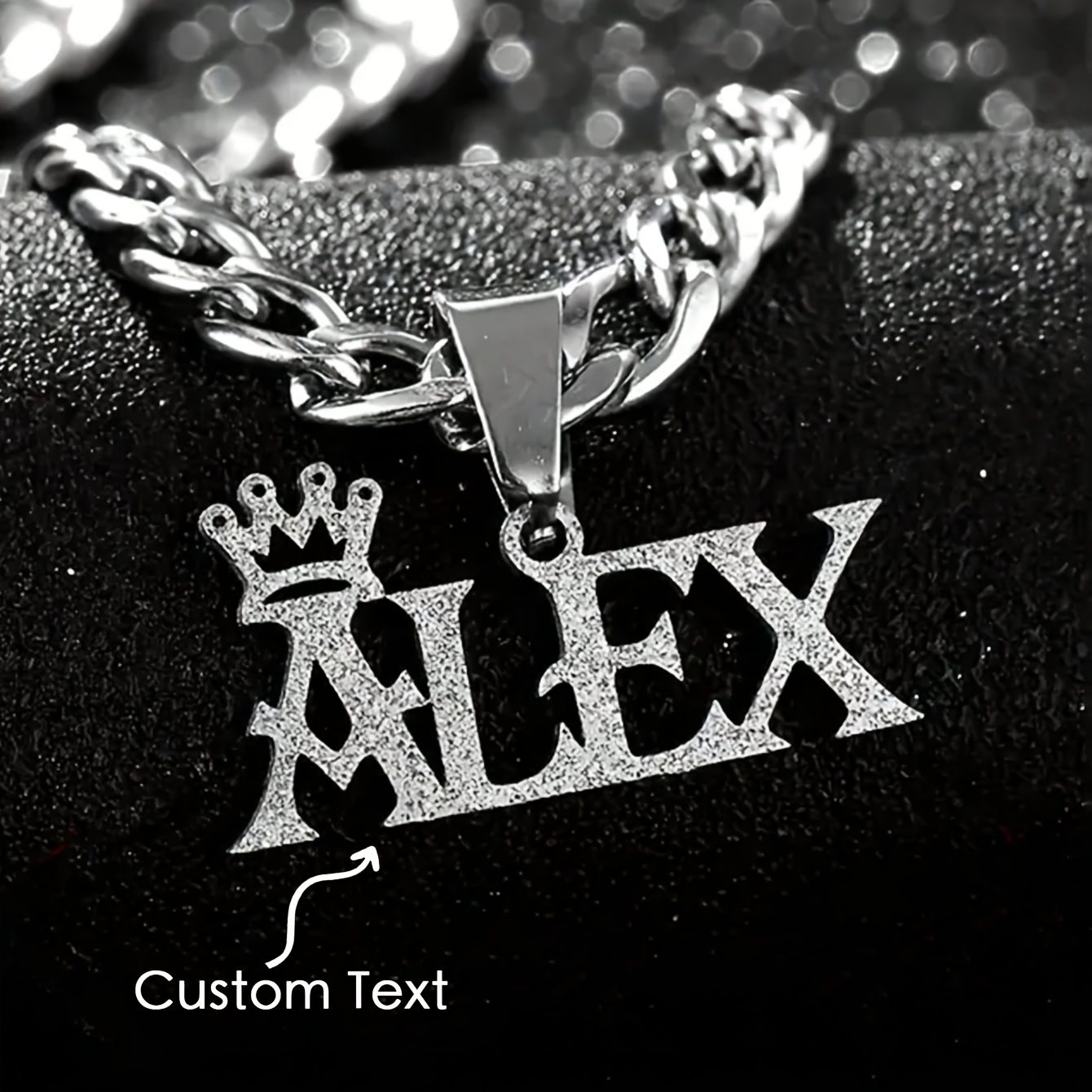 Minimalist Matte Personalized Name Necklace, Stainless Steel Matte Letter Customized Pendant For , Suitable For Party, Birthday, , Valentine's Day, Anniversary, Gift For Mom
Minimalist Matte Personalized Name Necklace, Stainless Steel Matte Letter Customized Pendant For , Suitable For Party, Birthday, , Valentine's Day, Anniversary, Gift For Mom