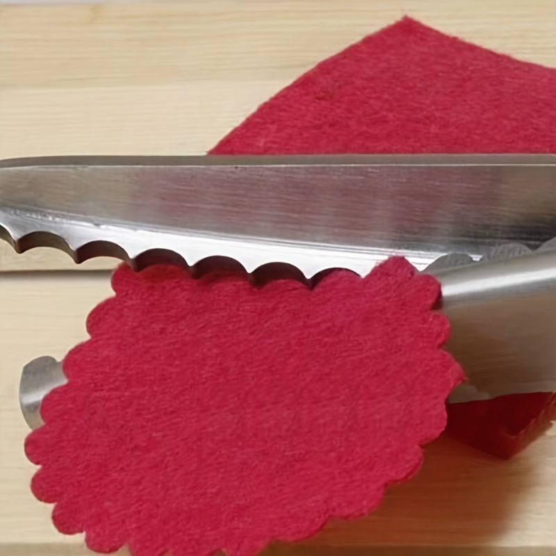 Professional Stainless Steel Lace Scissors - Serrated Cutting In Fabric, Leather & Clothing - Battery-free, Metal Sewing Tool, Lace Trim
Professional Stainless Steel Lace Scissors - Serrated Cutting In Fabric, Leather & Clothing - Battery-free, Metal Sewing Tool, Lace Trim