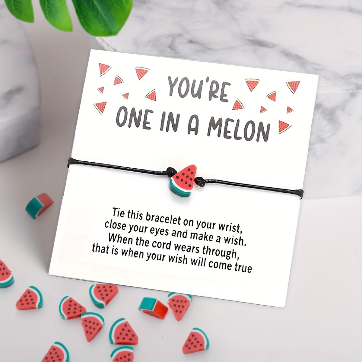 Watermelon Bracelet Strawberry Soft Ceramic Bracelet Hand-woven Adjustable Soft Ceramic Summer Elegant Cute Party Decoration Jewelry
Watermelon Bracelet Strawberry Soft Ceramic Bracelet Hand-woven Adjustable Soft Ceramic Summer Elegant Cute Party Decoration Jewelry