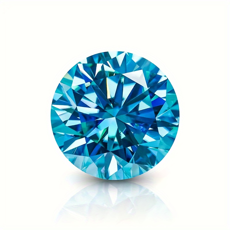 1/2/3ct Blue Round Cut Moissanite Stone Loose, Blue Color Moissanite Diamond, Vvs Clarity, Blue Round Cut Gemstone For Engagement Ring Pendant Necklace Jewelry Making
1/2/3ct Blue Round Cut Moissanite Stone Loose, Blue Color Moissanite Diamond, Vvs Clarity, Blue Round Cut Gemstone For Engagement Ring Pendant Necklace Jewelry Making