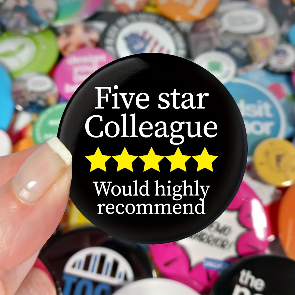 Black 5-star Appreciation Pin - Perfect Farewell Gift For Workmates, Sewing & Knitting Supplies
Black 5-star Appreciation Pin - Perfect Farewell Gift For Workmates, Sewing & Knitting Supplies