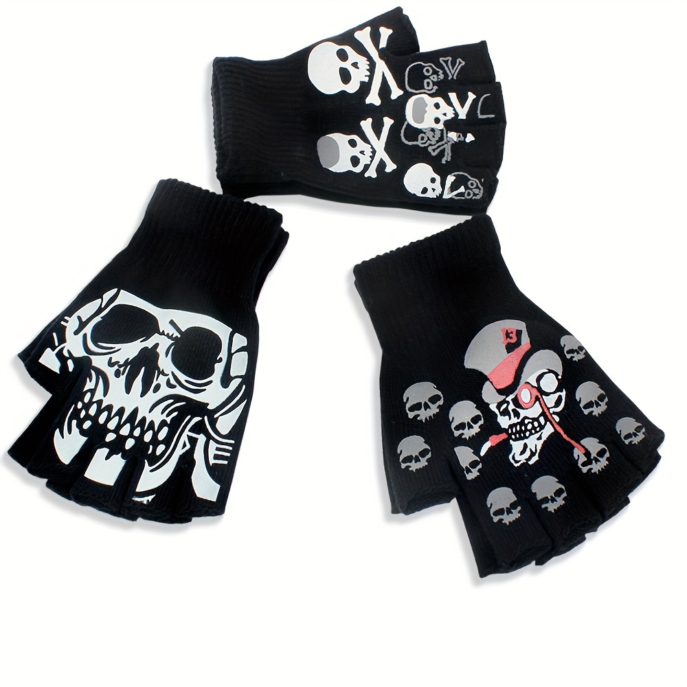 Knitted Men's And Women' Model Skull Gloves For Dance Party, A Small Gift For Girlfriend Or Boyfriend
Knitted Men's And Women' Model Skull Gloves For Dance Party, A Small Gift For Girlfriend Or Boyfriend