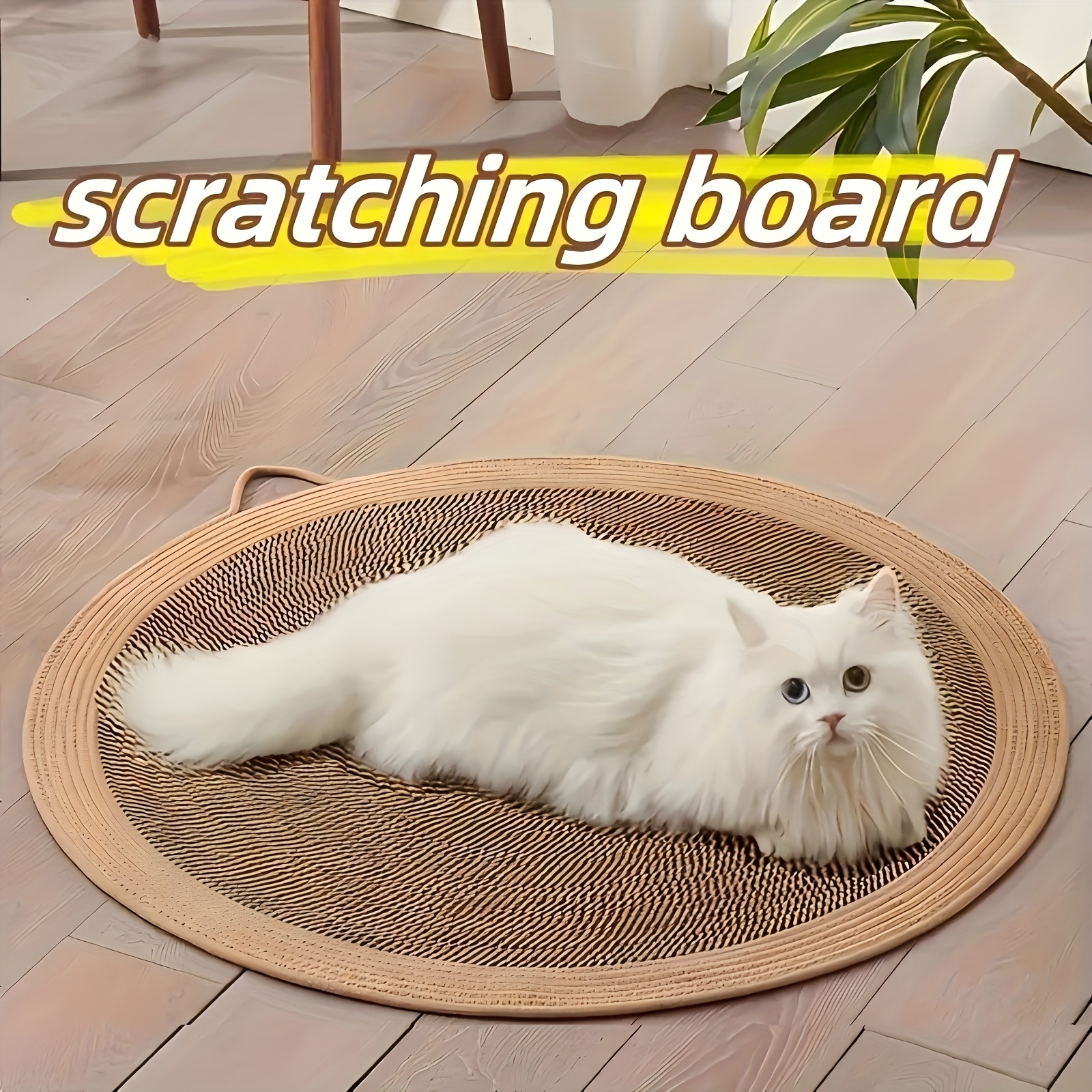 Sisal Cat Scratching Pad & Bed - Breathable, Washable Round Pet Lounger, 15.75" Diameter
Sisal Cat Scratching Pad & Bed - Breathable, Washable Round Pet Lounger, 15.75" Diameter
