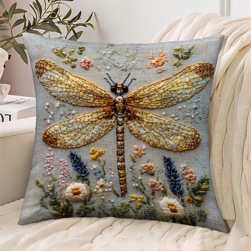 1pc Throw Pillow Cover, 18x18 Inch, Machine Washable, Zipper Closure, Polyester Decorative For Sofa, Living Room, Bedroom, Office - Geometric , Sofa Accessory|floral Pattern|decorative Embroidery
1pc Throw Pillow Cover, 18x18 Inch, Machine Washable, Zipper Closure, Polyester Decorative For Sofa, Living Room, Bedroom, Office - Geometric , Sofa Accessory|floral Pattern|decorative Embroidery