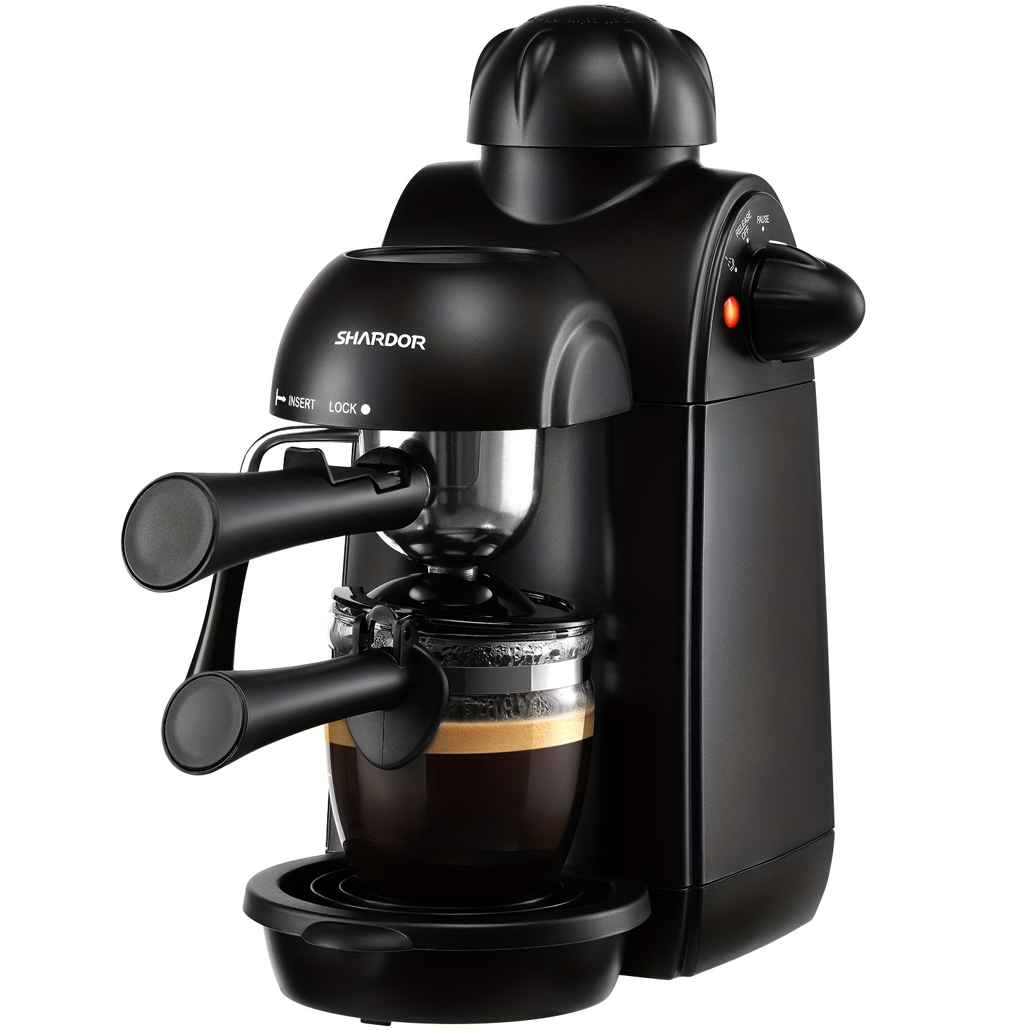 Espresso Machine With Powerful Steamer, 5-bar Cappuccino Espresso Maker With Steam Milk Frother, 1-4 Cup Latte Coffee Maker For Home
Espresso Machine With Powerful Steamer, 5-bar Cappuccino Espresso Maker With Steam Milk Frother, 1-4 Cup Latte Coffee Maker For Home