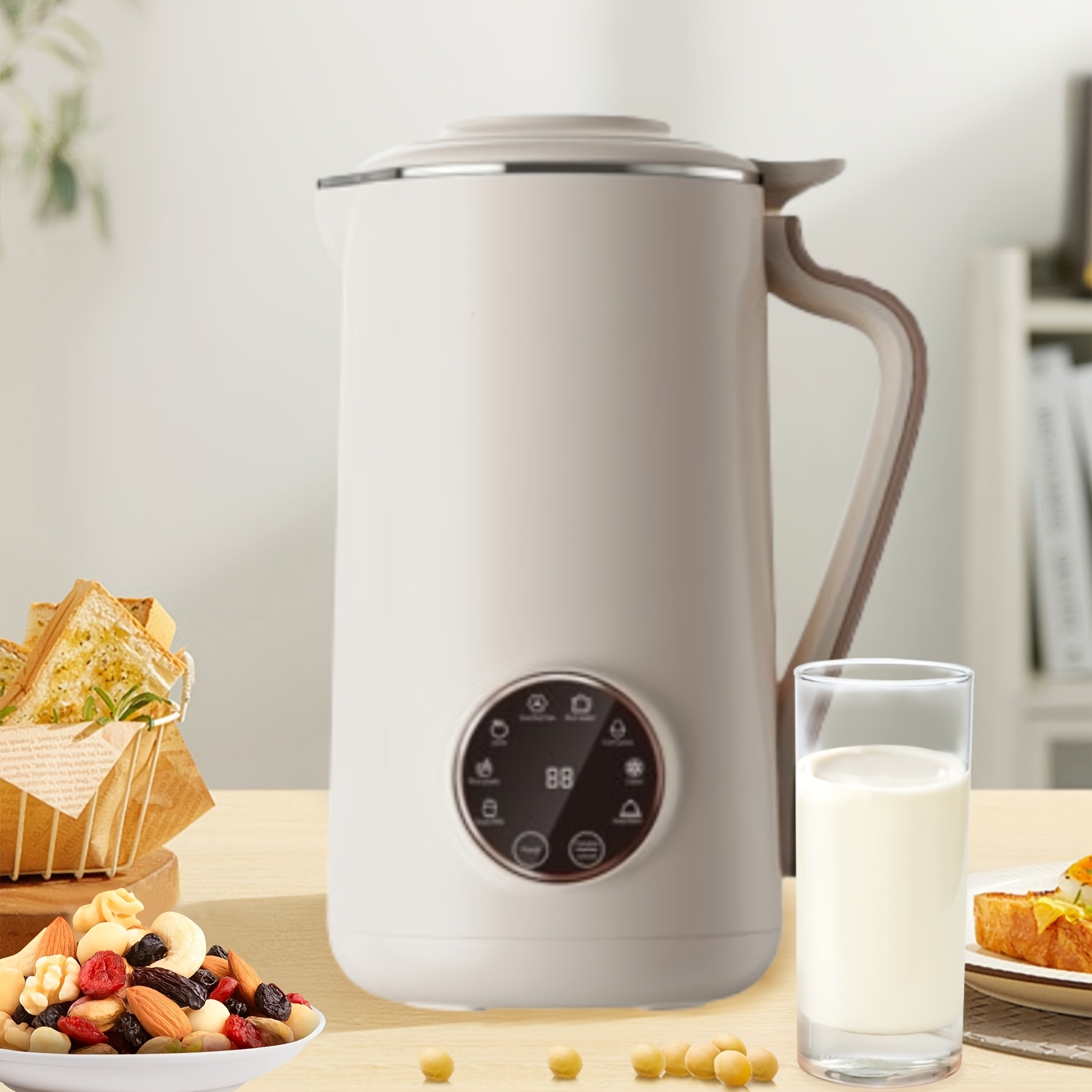 Smart Machine, Automatic Nut Milk Machine, , Homemade , Oat, , Soy, And Non-dairy Beverages, Single Serving, Stainless Steel, Self-cleaning, Hot Drinks
Smart Machine, Automatic Nut Milk Machine, , Homemade , Oat, , Soy, And Non-dairy Beverages, Single Serving, Stainless Steel, Self-cleaning, Hot Drinks