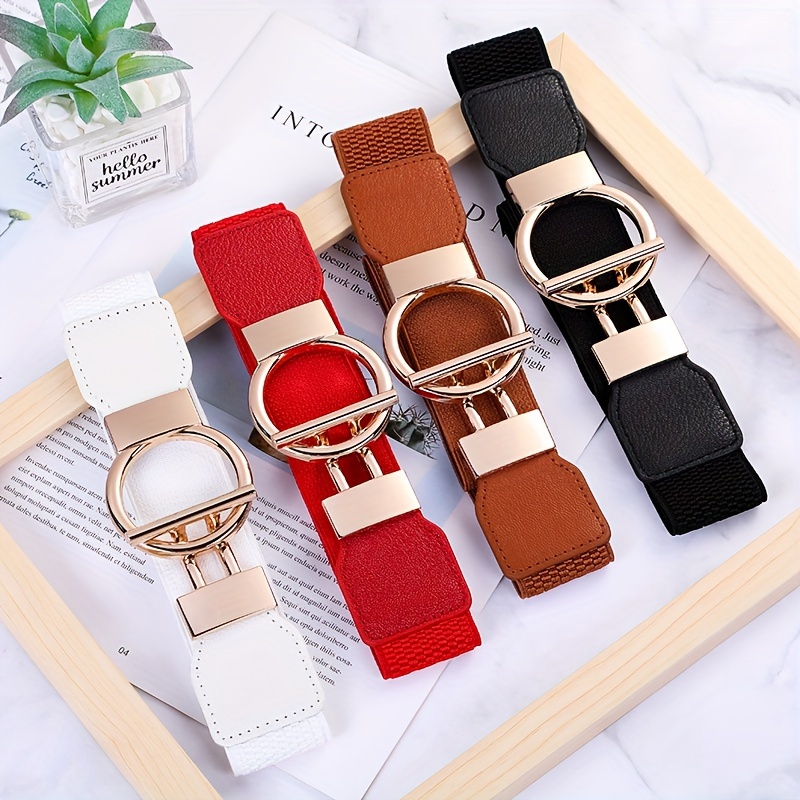 Alloy Buckle Corset Belt Chasing The Wind Ladies Fashionable Style, Casual Elastic Waistband
Alloy Buckle Corset Belt Chasing The Wind Ladies Fashionable Style, Casual Elastic Waistband