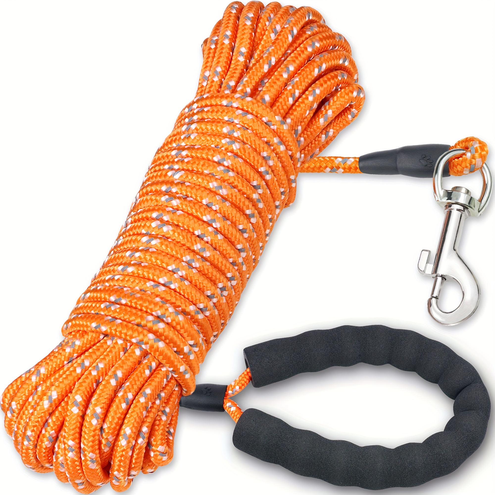 Joytale Reflective Nylon Dog Training Leash - , Long Rope Lead With Comfort Padded Handle & Metal Carabiner For Small/medium/large Dogs - Ideal For Hiking, Swimming, Camping, Hiking Accessories
Joytale Reflective Nylon Dog Training Leash - , Long Rope Lead With Comfort Padded Handle & Metal Carabiner For Small/medium/large Dogs - Ideal For Hiking, Swimming, Camping, Hiking Accessories