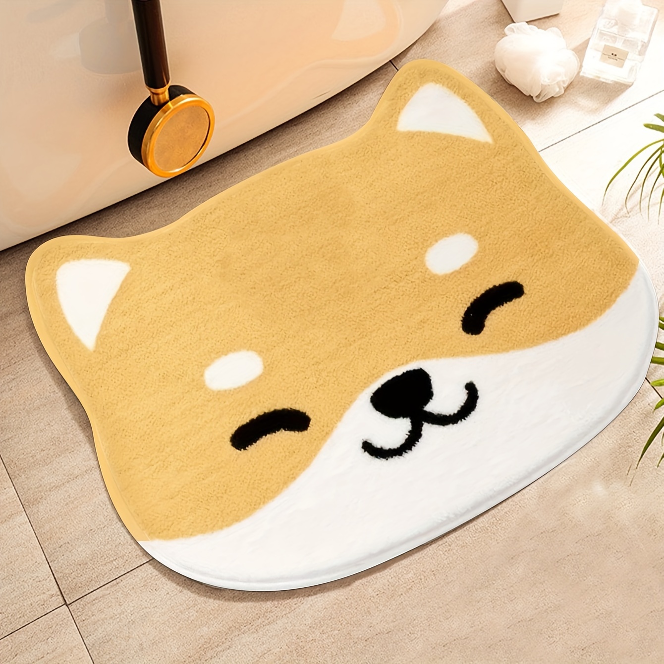 Shaped Bath Mat, 1pc, , Pvc , 100% Polyester, , Universal , And Bath Rug For Bathroom, Bedroom Decor, Fluffy Decor Decoration
Shaped Bath Mat, 1pc, , Pvc , 100% Polyester, , Universal , And Bath Rug For Bathroom, Bedroom Decor, Fluffy Decor Decoration