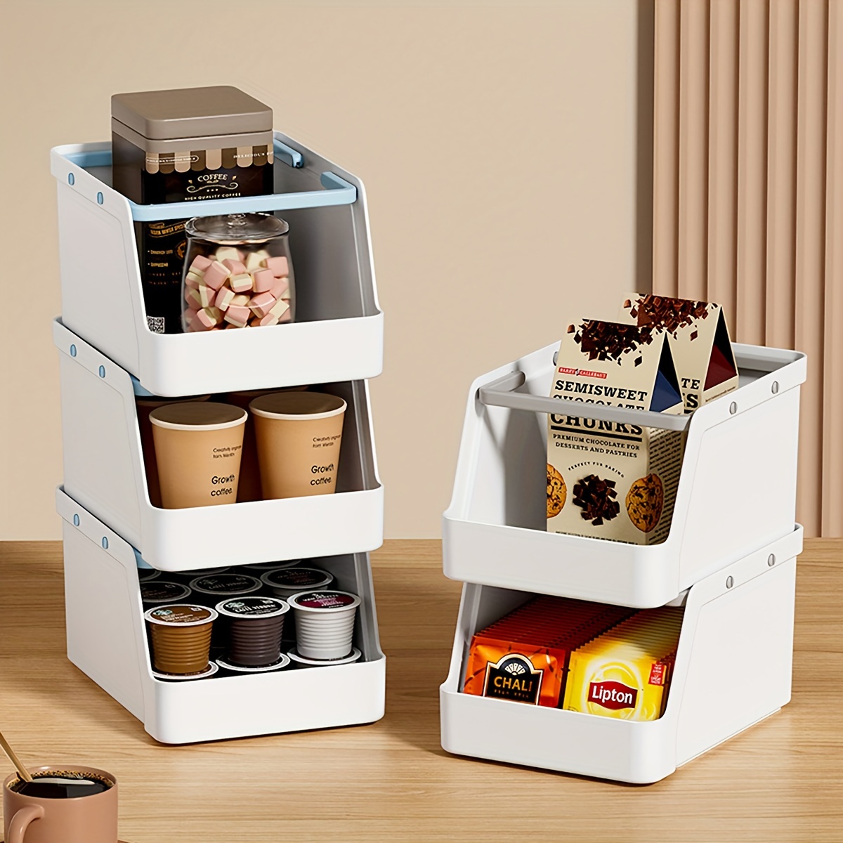 Large Capacity Multi-purpose Desk Organizer - Portable Storage Box With Pen Holder For Office And Dorm, Durable Plastic, Square Shape
Large Capacity Multi-purpose Desk Organizer - Portable Storage Box With Pen Holder For Office And Dorm, Durable Plastic, Square Shape