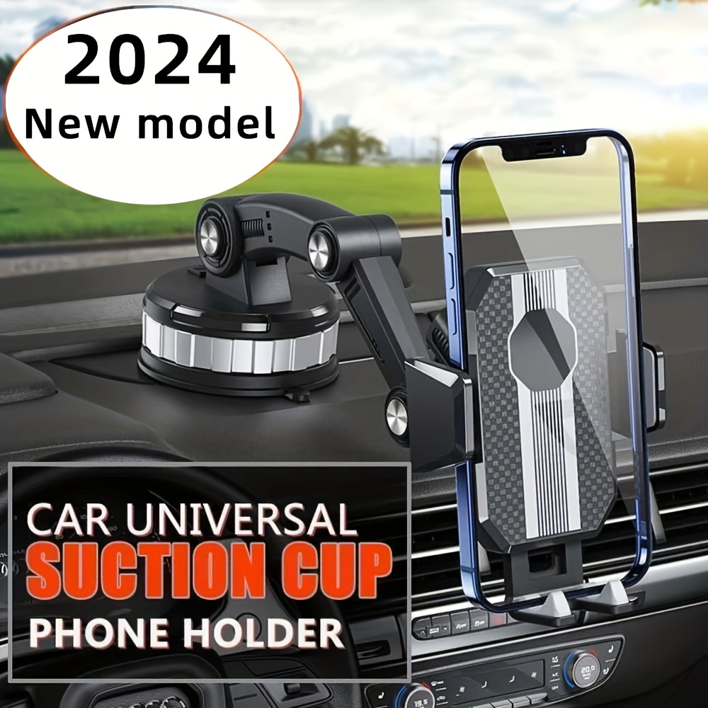 Universal Car Phone Mount - Suction Cup Holder For Center Console - Adjustable Arm For Easy Navigation And Phone Use
Universal Car Phone Mount - Suction Cup Holder For Center Console - Adjustable Arm For Easy Navigation And Phone Use