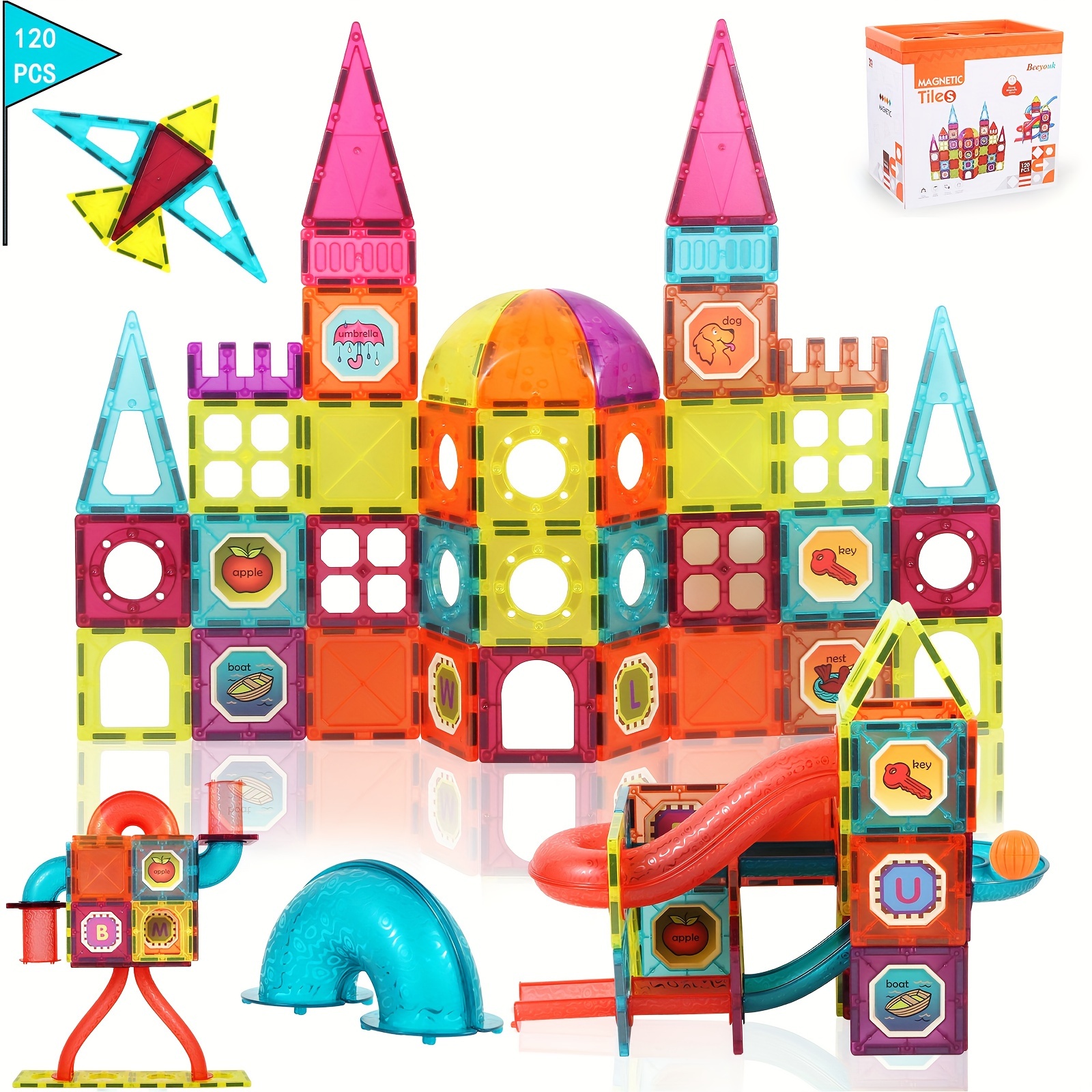 120pcs Magnet Building Tiles Color Magnetic 3d Blocks Construction Playboards - , Construction Stacking Toy Gift, For + Boys And Girls Christmas/birthday Gifts
120pcs Magnet Building Tiles Color Magnetic 3d Blocks Construction Playboards - , Construction Stacking Toy Gift, For + Boys And Girls Christmas/birthday Gifts