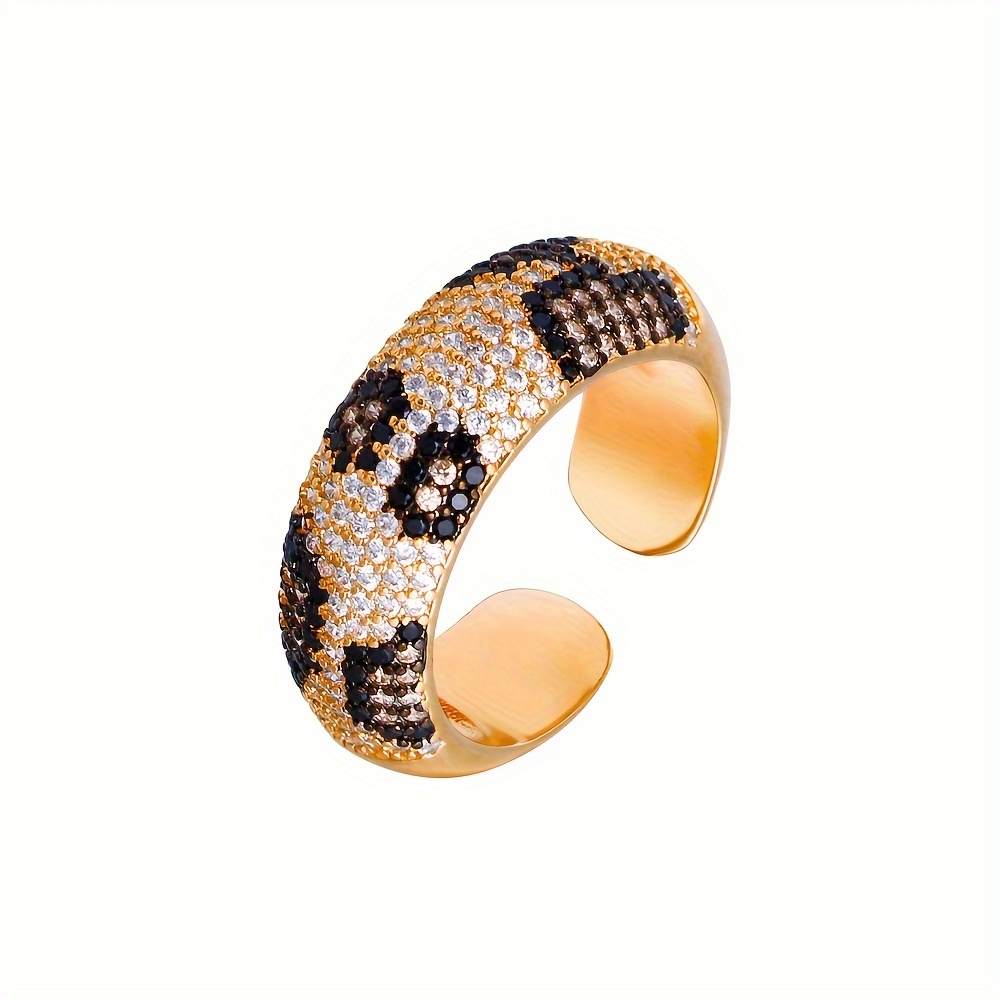 Luxury Synthetic Zirconia Snake Leopard Skin Pattern Bridal Party Open Size Ring For Women Elegant Chic Jewelry, Best For Christmas
Luxury Synthetic Zirconia Snake Leopard Skin Pattern Bridal Party Open Size Ring For Women Elegant Chic Jewelry, Best For Christmas
