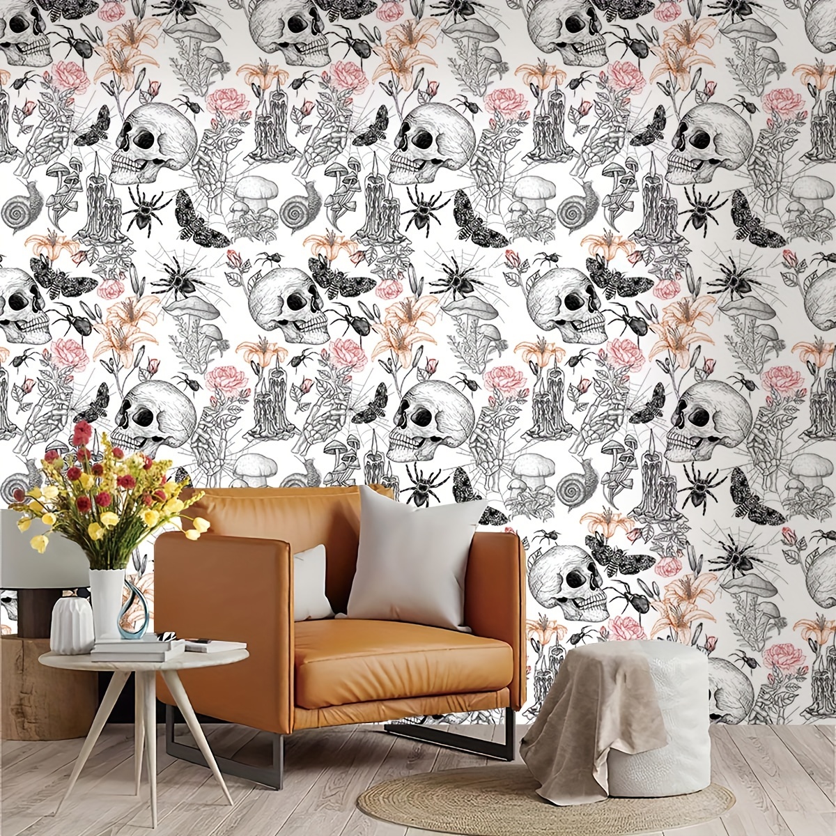 Floral Leaf Wallpaper - 17.7"x118" Vinyl, Removable Contact Paper For Living Room, Kitchen, Bedroom - Home Decor
Floral Leaf Wallpaper - 17.7"x118" Vinyl, Removable Contact Paper For Living Room, Kitchen, Bedroom - Home Decor