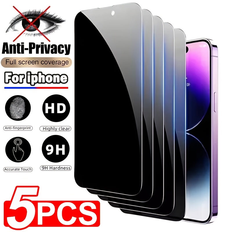 5pcs Privacy Protective Screen Protector For Iphone 11 12 13 Plus Full Coverage Tempered Glass For Iphone Mini
5pcs Privacy Protective Screen Protector For Iphone 11 12 13 Plus Full Coverage Tempered Glass For Iphone Mini