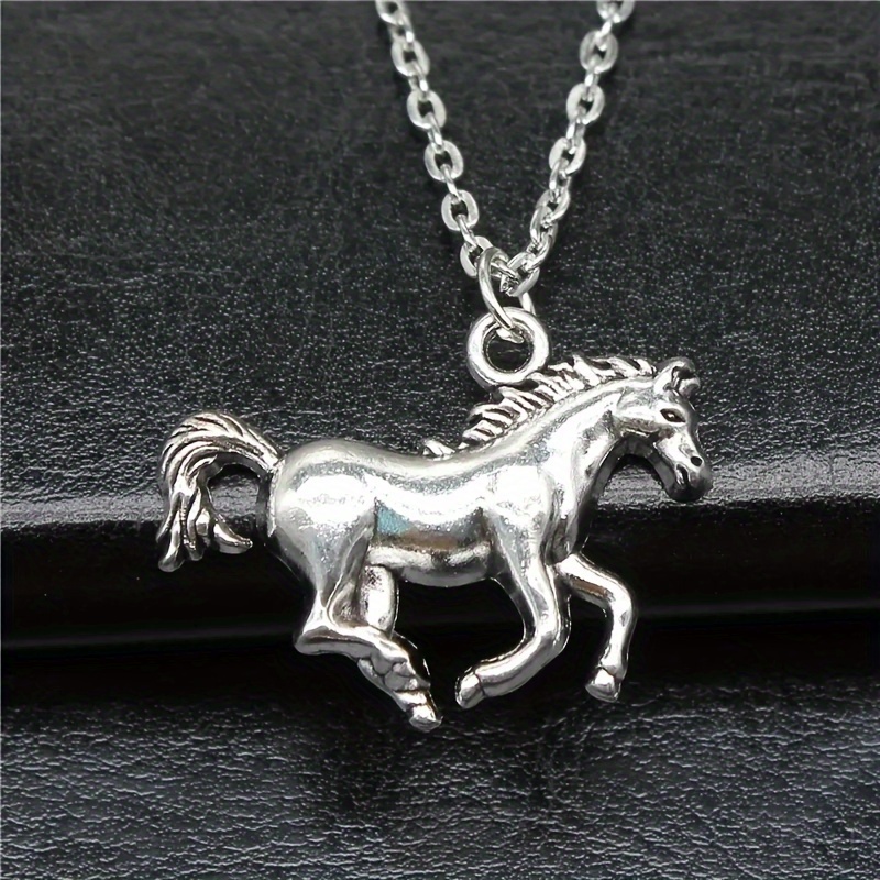 Collier avec Charme de Cheval Antique Argenté 1pc, Accessoire de Style Vintage, Cadeau pour les des Chevaux & Spéciales
Collier avec Charme de Cheval Antique Argenté 1pc, Accessoire de Style Vintage, Cadeau pour les des Chevaux & Spéciales