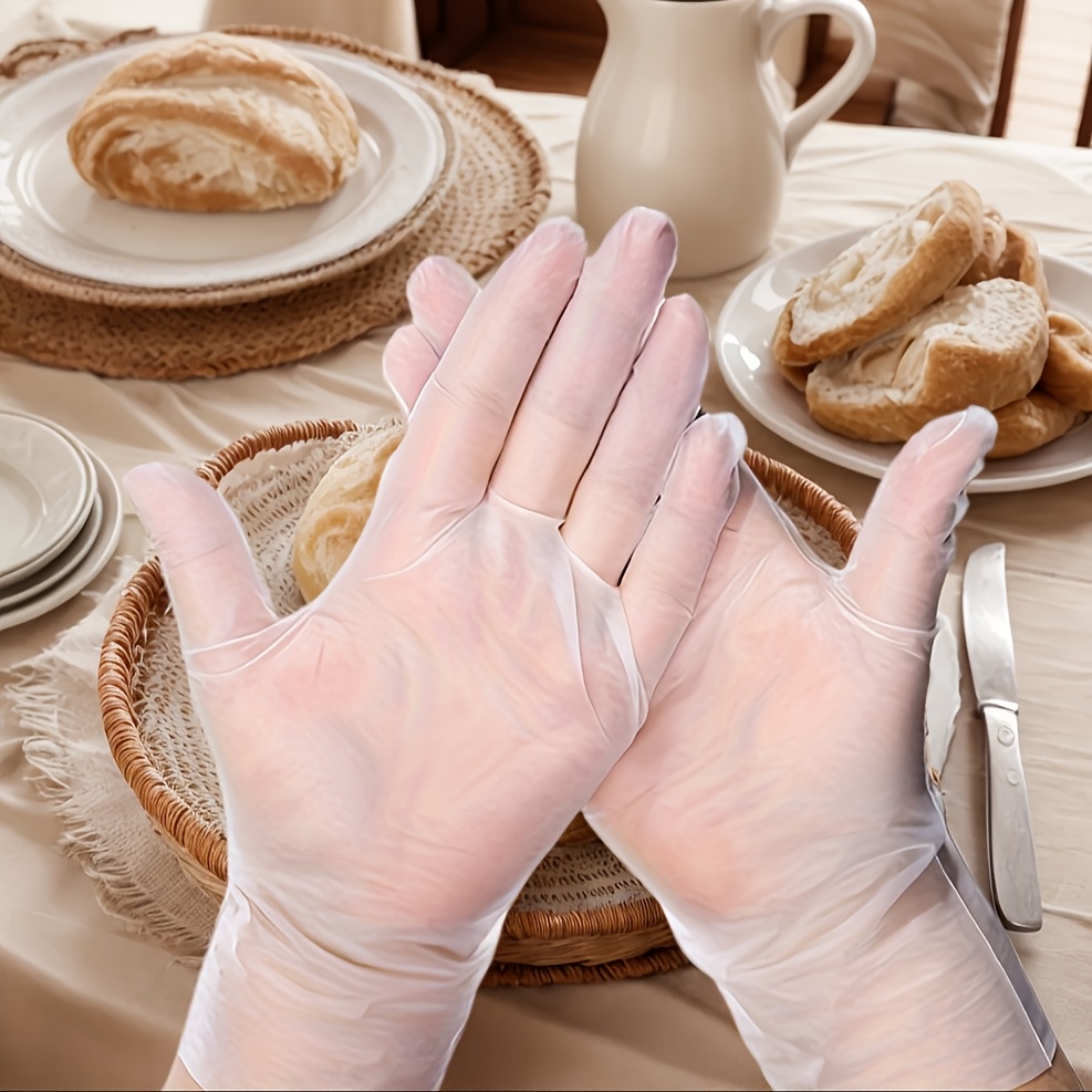 100pcs Premium Tpe Disposable Gloves - Powder-free, & For Food Prep, Baking, And Use - Waterproof, Material
100pcs Premium Tpe Disposable Gloves - Powder-free, & For Food Prep, Baking, And Use - Waterproof, Material