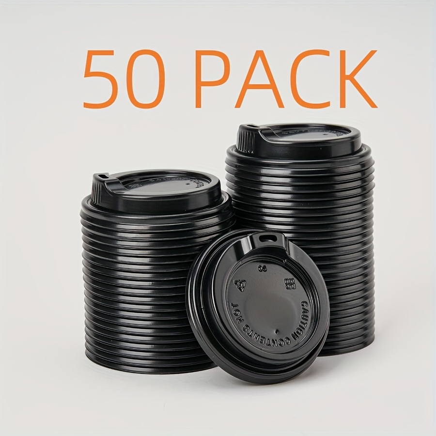 Value Pack 50pcs Paper Coffee Cup Lids, Disposable Cup Lids, Plastic Cup Lids For Restaurants, Cafes
Value Pack 50pcs Paper Coffee Cup Lids, Disposable Cup Lids, Plastic Cup Lids For Restaurants, Cafes