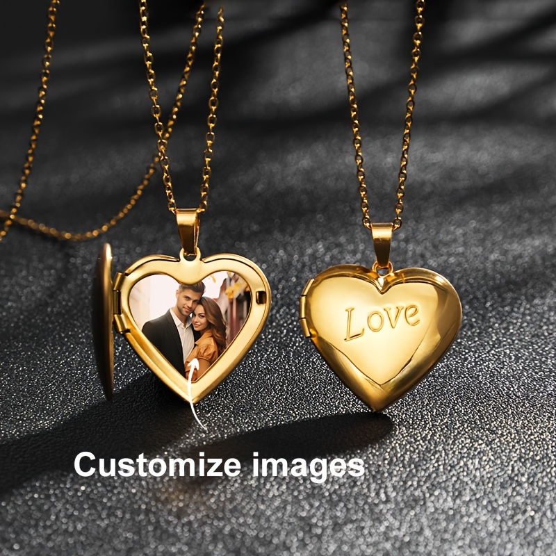 Custom Picture Necklace Love Love Photo Frame Photo Box Necklace Stainless Steel Ladies Fashion Open Diy Picture Pendant Necklace
Custom Picture Necklace Love Love Photo Frame Photo Box Necklace Stainless Steel Ladies Fashion Open Diy Picture Pendant Necklace