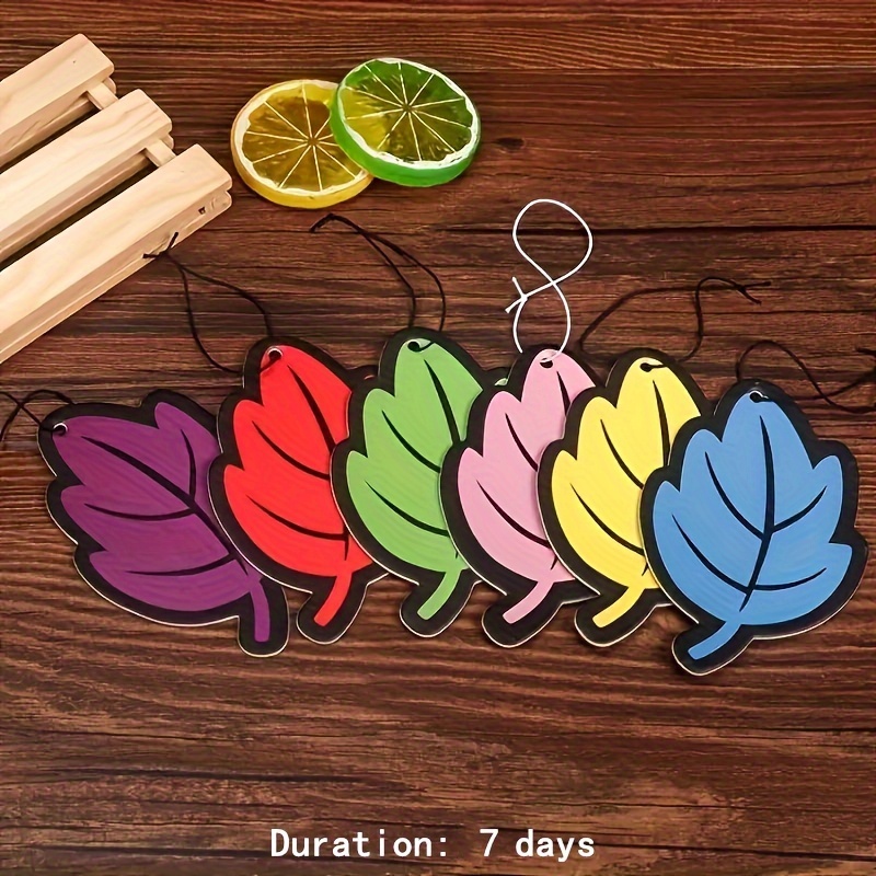 2/6pcs Car Air Freshener Keychain Natural Perfume Tea Paper Car Hanging Vanilla Scent Fragrance Leaf Shape Auto Interior Accessories
2/6pcs Car Air Freshener Keychain Natural Perfume Tea Paper Car Hanging Vanilla Scent Fragrance Leaf Shape Auto Interior Accessories