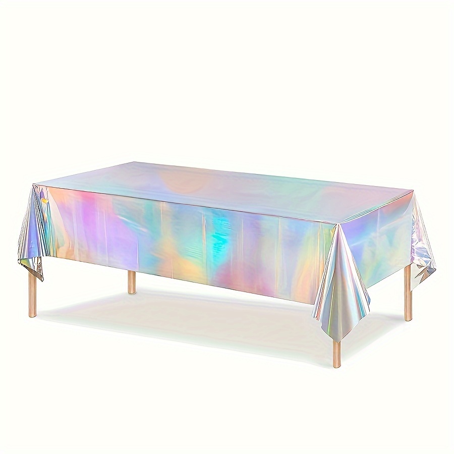 1pc, Laser Rainbow Theme Party Tablecloth Aluminum Film Birthday Wedding Party Decoration Disposable Tablecloth Decoration Supplies
1pc, Laser Rainbow Theme Party Tablecloth Aluminum Film Birthday Wedding Party Decoration Disposable Tablecloth Decoration Supplies