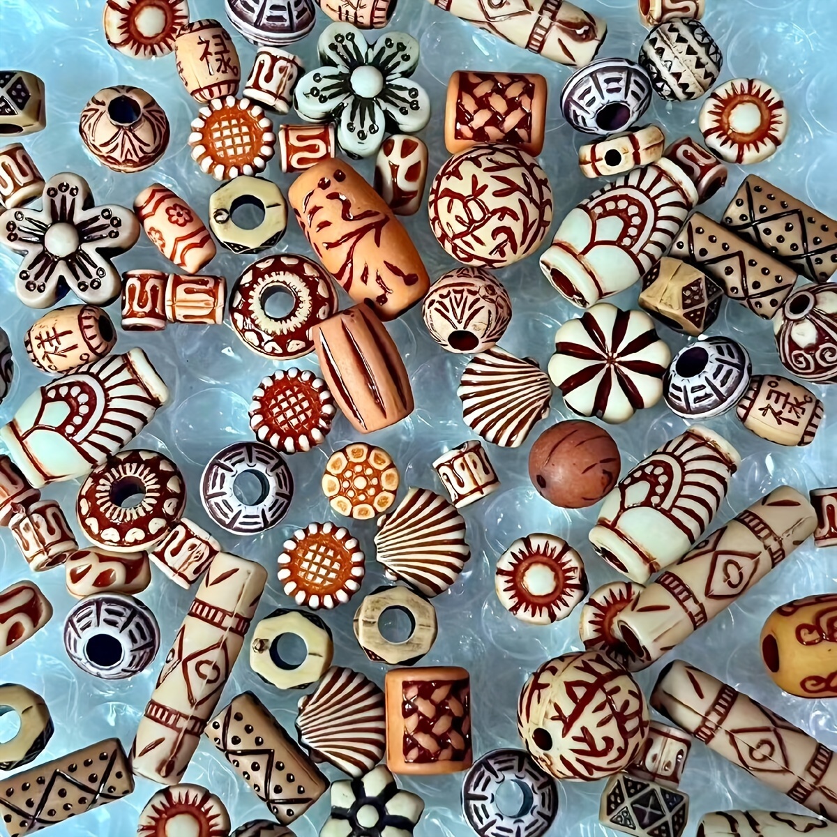 25g de perles en acrylique de style bois vintage mélangé à grand trou de formes assorties pour la fabrication de bijoux et de craft
25g de perles en acrylique de style bois vintage mélangé à grand trou de formes assorties pour la fabrication de bijoux et de craft