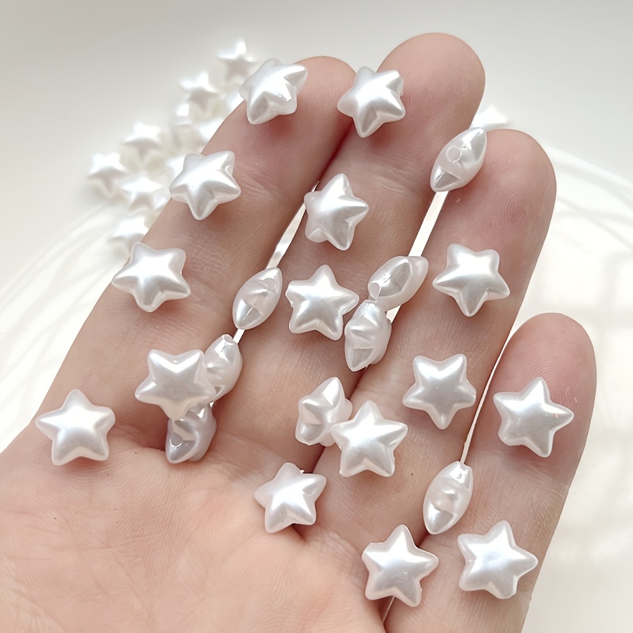 50pcs Pearlized -shaped Plastic Beads For Making, Bracelets, Necklaces, Home Party Decorations
50pcs Pearlized -shaped Plastic Beads For Making, Bracelets, Necklaces, Home Party Decorations