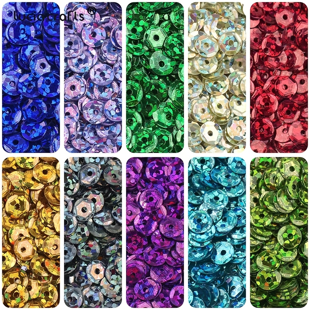 1200pcs 6mm 15g/052oz Iridescent Laser Bead Holographic Sequin Pvc Rainbow Holographic Laser Sequin Diy Handicrafts, Hand Curved Pieces, Clothing Bags, Hats, And Wedding Decoration Fashion Accessories
1200pcs 6mm 15g/052oz Iridescent Laser Bead Holographic Sequin Pvc Rainbow Holographic Laser Sequin Diy Handicrafts, Hand Curved Pieces, Clothing Bags, Hats, And Wedding Decoration Fashion Accessories