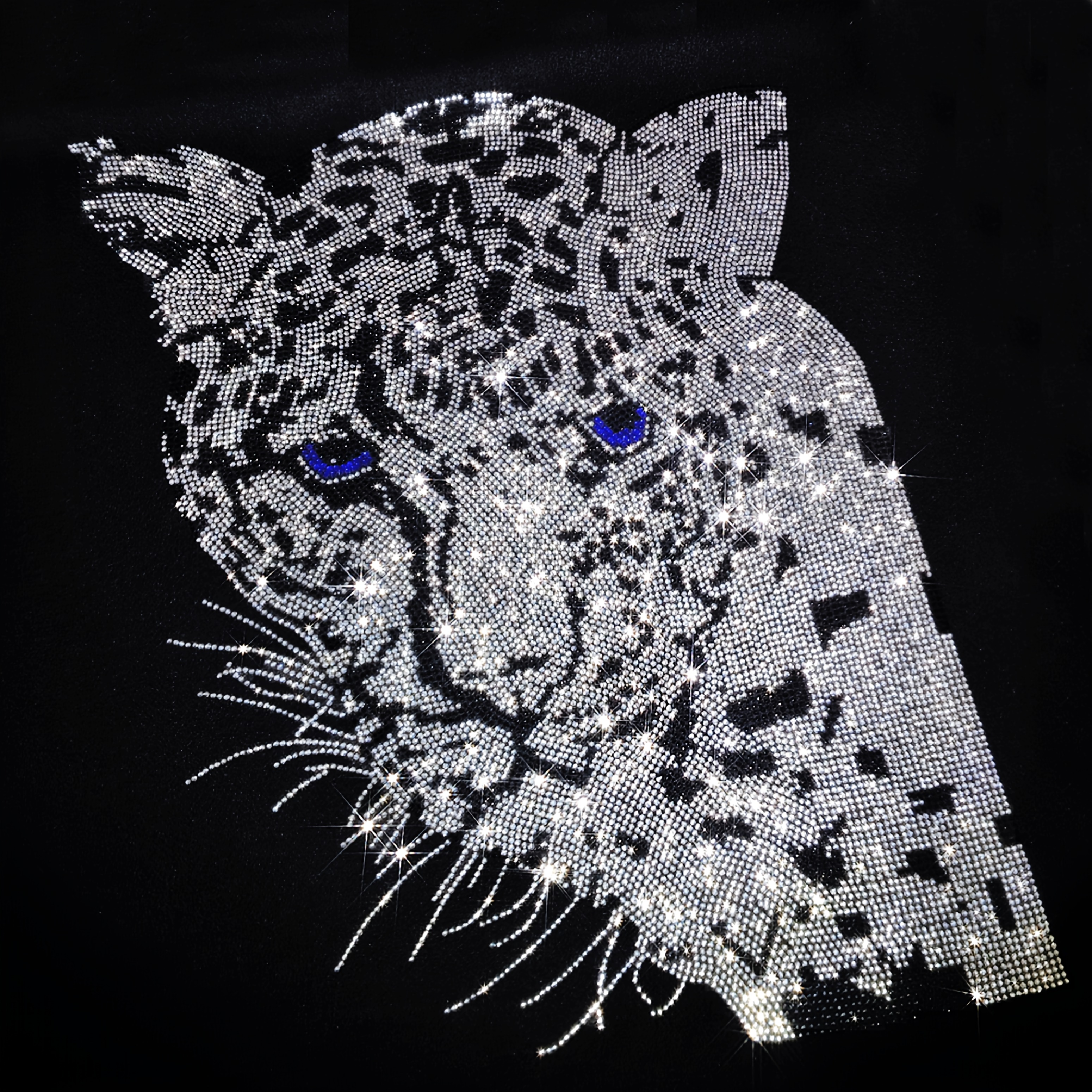 1pc Panther Rhinestone, Blue Eye Heat Transfer, Leopard Iron On Patch, Hot Fix Diy Decorative Accessories Diamond Patch For Clothes Jacket Jeans Backpacks Bags.
1pc Panther Rhinestone, Blue Eye Heat Transfer, Leopard Iron On Patch, Hot Fix Diy Decorative Accessories Diamond Patch For Clothes Jacket Jeans Backpacks Bags.