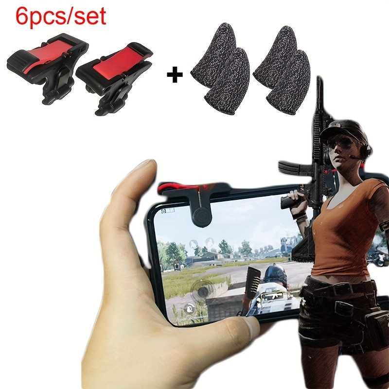 Ensemble de 6 Manchons pour Pouce et Doigts pour Écran Tactile: Améliorez votre Jeu avec le Contrôleur de Jeu de Tir pour Smartphone!
Ensemble de 6 Manchons pour Pouce et Doigts pour Écran Tactile: Améliorez votre Jeu avec le Contrôleur de Jeu de Tir pour Smartphone!