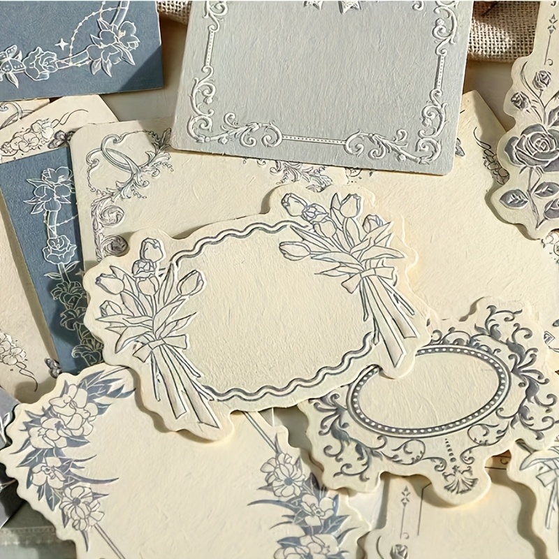 Kraft à Bordure en Dentelle Vintage, 30 Pages - Design Nœud Floral pour Journal & Loisirs Créatifs, Couleurs Assorties
Kraft à Bordure en Dentelle Vintage, 30 Pages - Design Nœud Floral pour Journal & Loisirs Créatifs, Couleurs Assorties