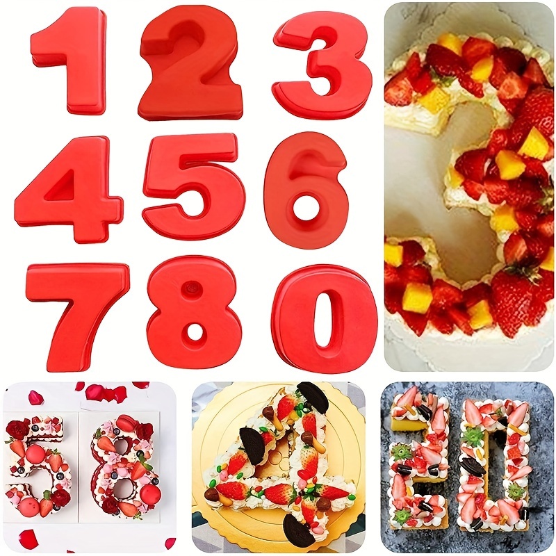 1pc, Silicone Number Cake Molds, Diy Arabic Numerals 0-8 Baking Tool, Mousse Cake Mold For Birthday And Anniversary, Flexible And Non-stick Kitchen Baking Tray
1pc, Silicone Number Cake Molds, Diy Arabic Numerals 0-8 Baking Tool, Mousse Cake Mold For Birthday And Anniversary, Flexible And Non-stick Kitchen Baking Tray