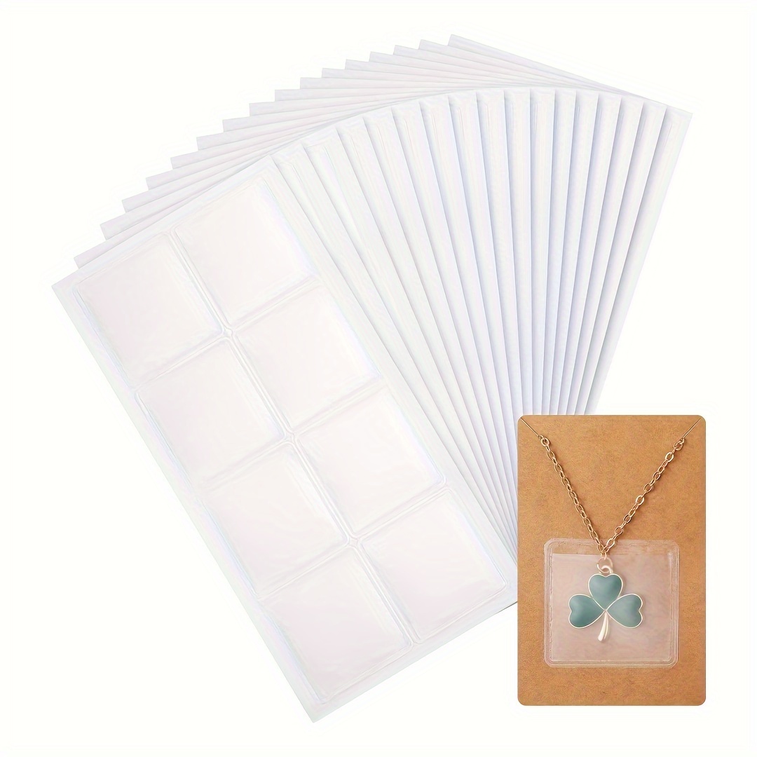100-piece Self-adhesive Jewelry Display Bags - Transparent Pvc Necklace & Chain Organizer, Perfect For Selling And Storage
100-piece Self-adhesive Jewelry Display Bags - Transparent Pvc Necklace & Chain Organizer, Perfect For Selling And Storage