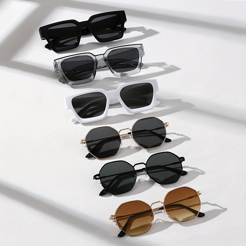 6-piece Trendy Men's Fashion Glasses - Casual Style For Daily Wear & Travel, Durable Pc Frame & Lens
6-piece Trendy Men's Fashion Glasses - Casual Style For Daily Wear & Travel, Durable Pc Frame & Lens