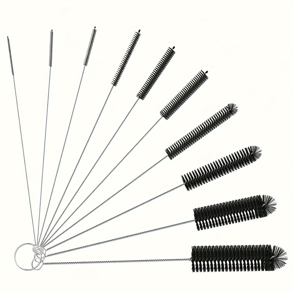 10-piece Stainless Steel Bottle Brush Set With Nylon - Kitchen Cleaning Brushes For And Reusable Design
10-piece Stainless Steel Bottle Brush Set With Nylon - Kitchen Cleaning Brushes For And Reusable Design