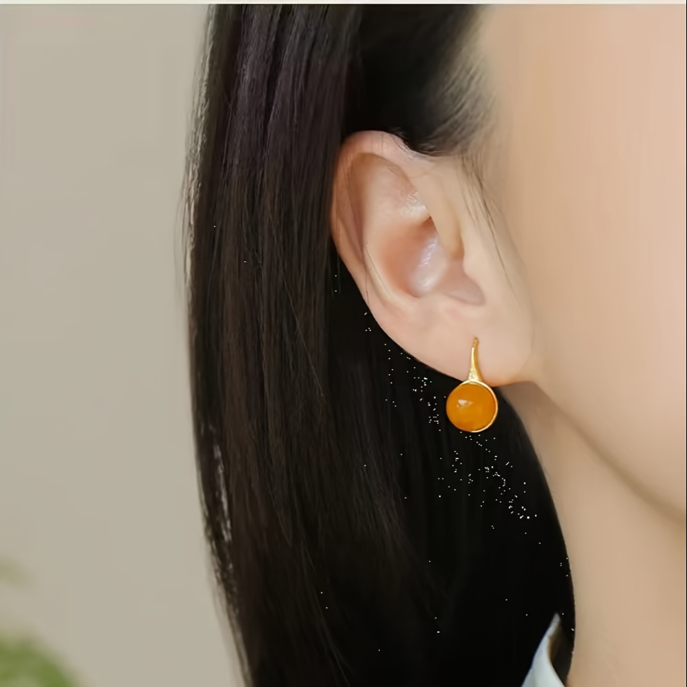 Strength Of Independent Women , Charm And Vitality, Amber Earrings, Mysterious Oriental Flavor. Natural Health Care, Fashion Classical, Unique Charm
Strength Of Independent Women , Charm And Vitality, Amber Earrings, Mysterious Oriental Flavor. Natural Health Care, Fashion Classical, Unique Charm