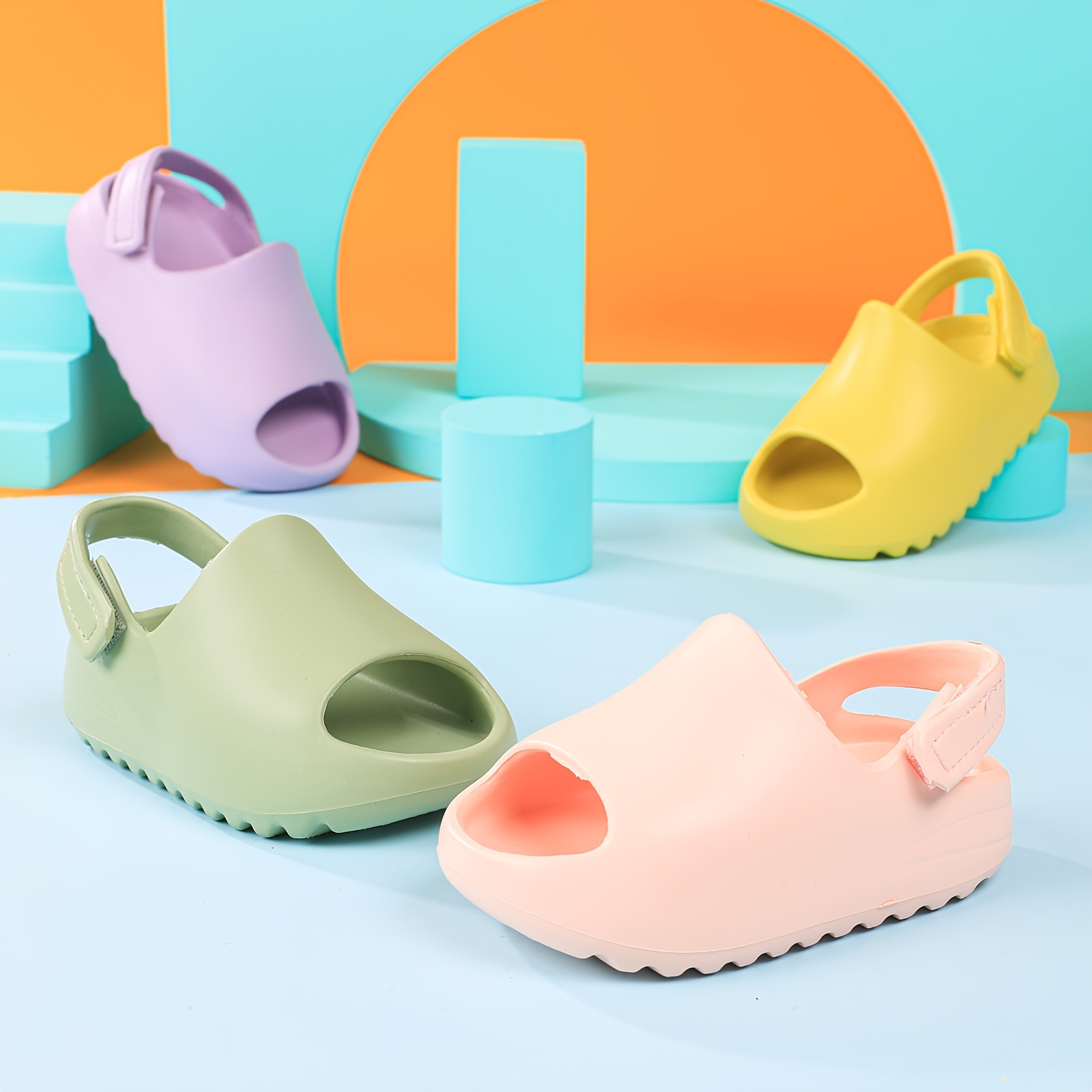 Trendy Cute Solid Color Open Toe Slip On Platform Sandals For Girls, Breathable Non-slip Sandals For Indoor Outdoor Beach
Trendy Cute Solid Color Open Toe Slip On Platform Sandals For Girls, Breathable Non-slip Sandals For Indoor Outdoor Beach