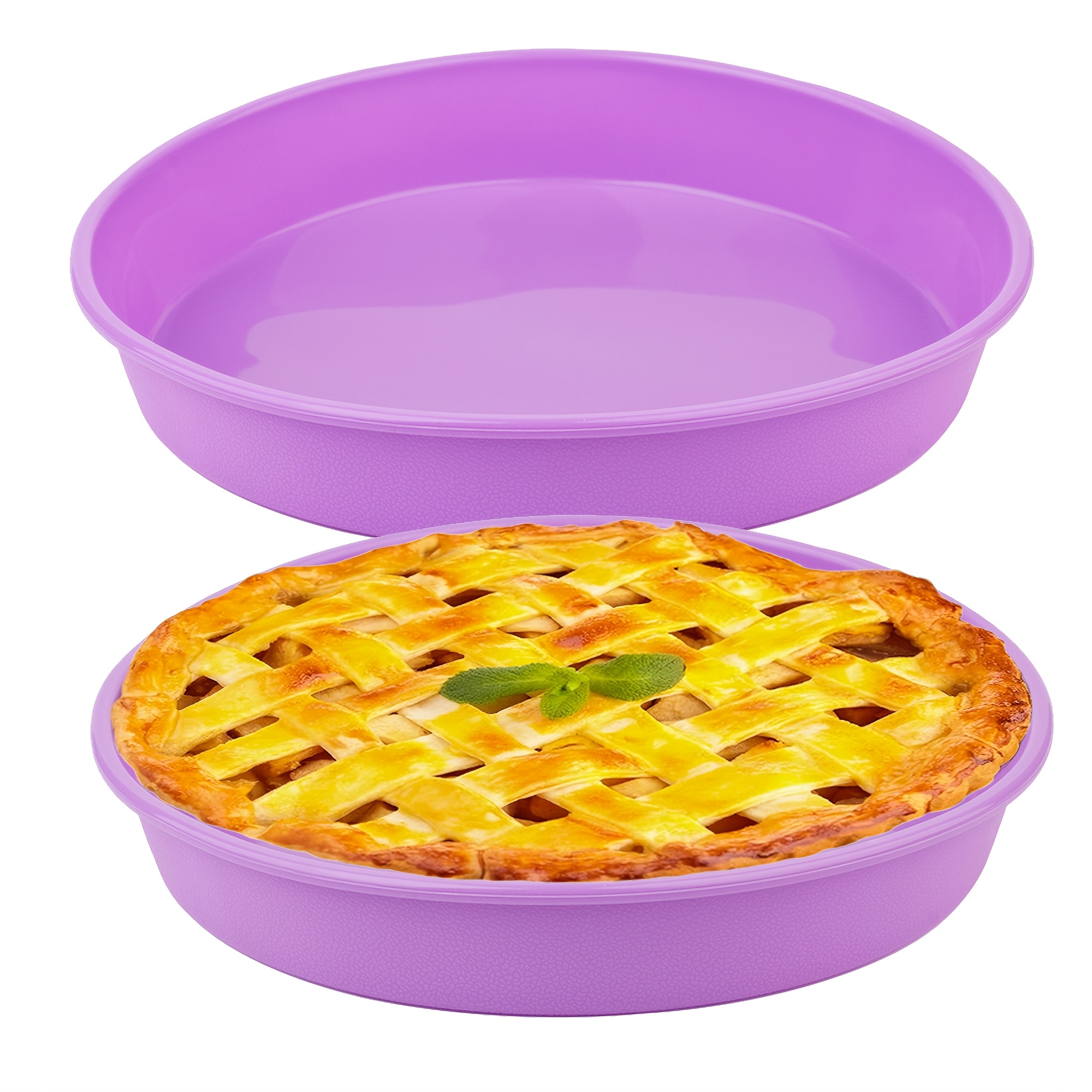 2-pack Silicone Round Cake Pans, , Oven Safe, Reusable Baking Molds For Cheesecake, Brownie, Pudding - Christmas, Hanukkah, Thanksgiving, 's Day, Valentine's Day - 9 Inch
2-pack Silicone Round Cake Pans, , Oven Safe, Reusable Baking Molds For Cheesecake, Brownie, Pudding - Christmas, Hanukkah, Thanksgiving, 's Day, Valentine's Day - 9 Inch