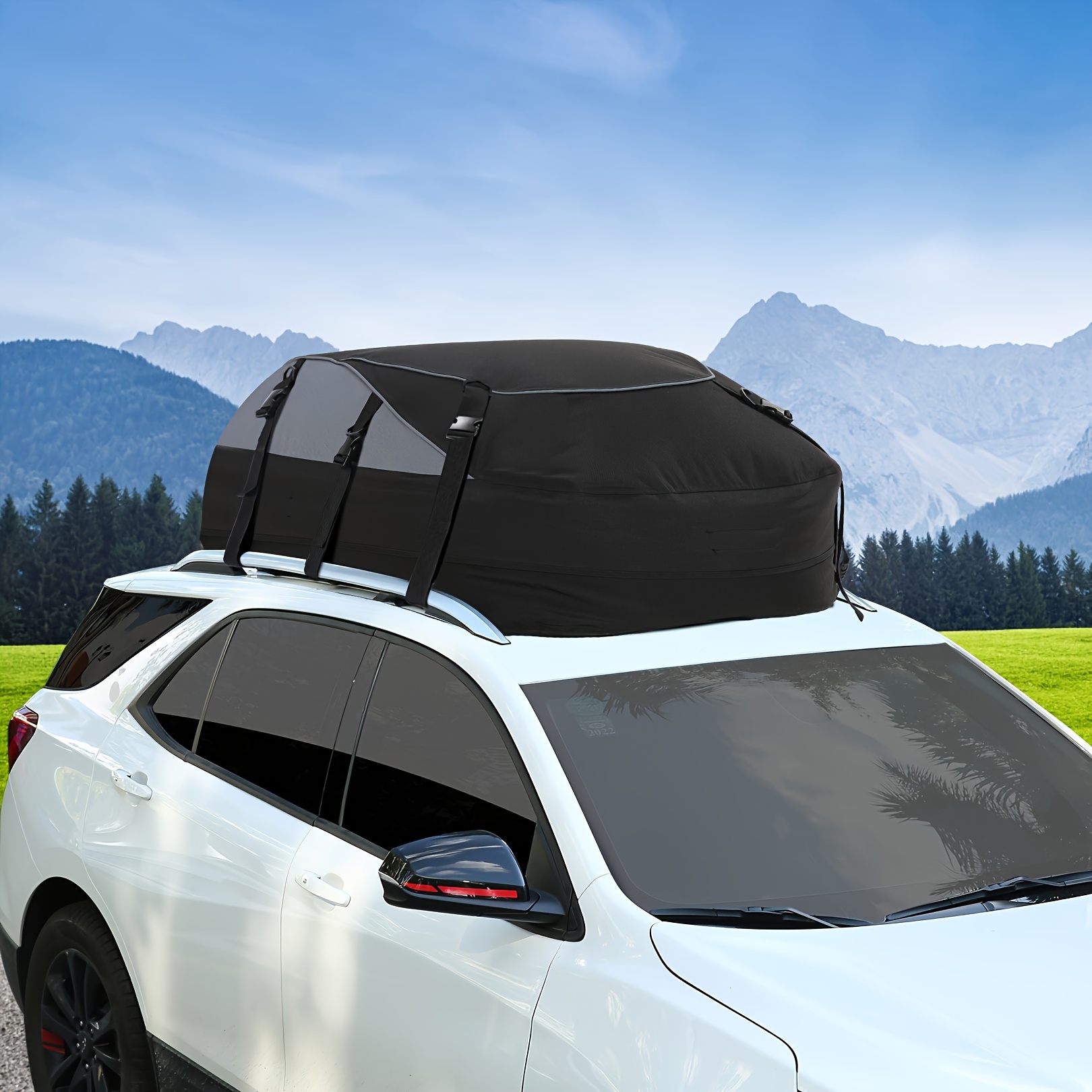 900d Oxford Car Roof Rack, 15- 20 Cubic Feet Roof Rack, Suitable For All Cars With/without Roof Racks, Includes Anti-slip Pads, Reinforcement Straps And Storage Bags
900d Oxford Car Roof Rack, 15- 20 Cubic Feet Roof Rack, Suitable For All Cars With/without Roof Racks, Includes Anti-slip Pads, Reinforcement Straps And Storage Bags