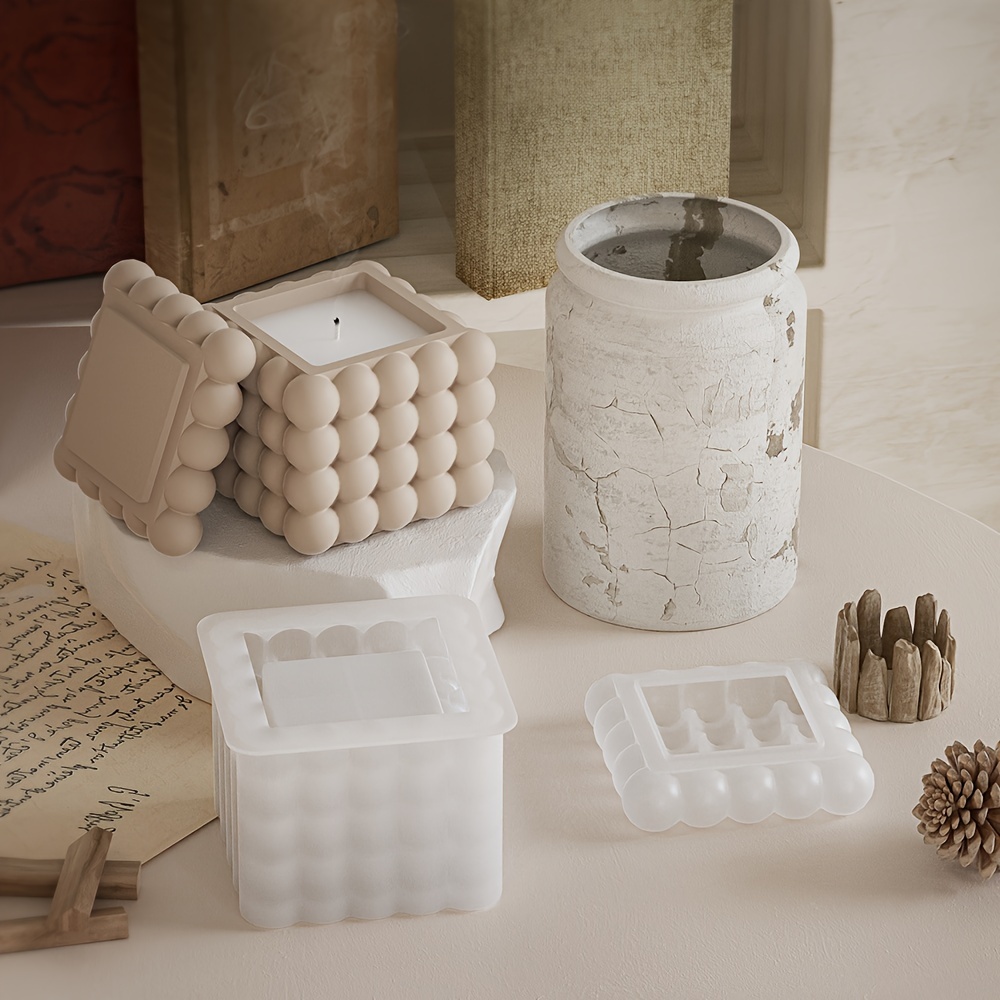Rectangle Silicone Resin Casting Molds Set With Lid, Candle Holder Plaster Jar Mold, Concrete Pot Silicone Mould For Candles, Aromatherapy, Cement Clay Crafts, Jewelry Storage Box, Home Decor
Rectangle Silicone Resin Casting Molds Set With Lid, Candle Holder Plaster Jar Mold, Concrete Pot Silicone Mould For Candles, Aromatherapy, Cement Clay Crafts, Jewelry Storage Box, Home Decor