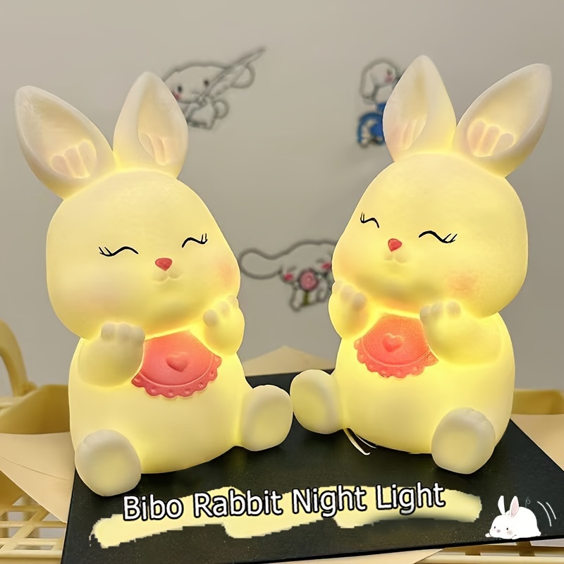 1pc Rabbit Cartoon Cute Night Light, Desktop Decoration, Birthday Gift, Room Decoration Desktop Lamp
1pc Rabbit Cartoon Cute Night Light, Desktop Decoration, Birthday Gift, Room Decoration Desktop Lamp